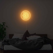 Doge Coin Neon Sign