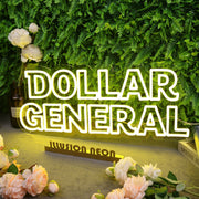 Dollar General Yellow Neon Sign