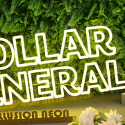 Dollar General Yellow Neon Sign