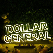 Dollar General Yellow Neon Sign