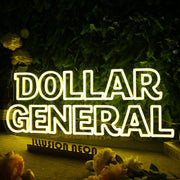 Dollar General Yellow Neon Sign