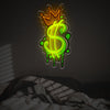 Dollar Sign With Crown LED Neon Acrylic Artwork