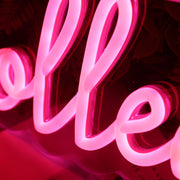 Dolled By Diamond Red Neon Sign