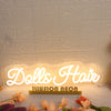 Dolls Hair Yellow Neon Sign