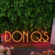 DON QS Orange Neon Sign