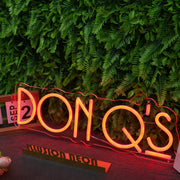 DON QS Orange Neon Sign