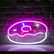 Donut Food Neon Sign