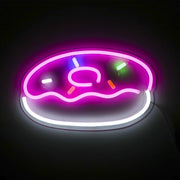 Donut Food Neon Sign