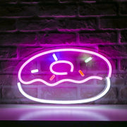 Donut Food Neon Sign