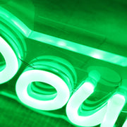 Double B Hobbies Green Neon Sign