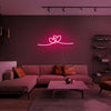 Double Heart Neon Sign