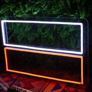 Double Rectangles Neon Sign