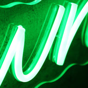 Downtown Joes Green Neon Sign