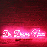 Dr Diana Novo Red Neon Sign