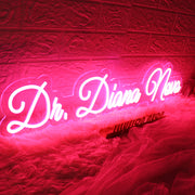 Dr Diana Novo Red Neon Sign