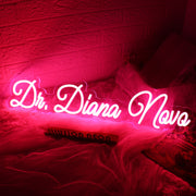 Dr Diana Novo Red Neon Sign