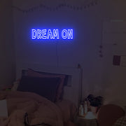 Dream On Neon Sign Neon Light Signs Custom For Wedding Bar Party Home Decoration