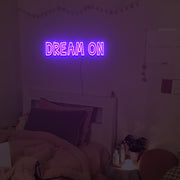 Dream On Neon Sign Neon Light Signs Custom For Wedding Bar Party Home Decoration