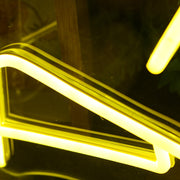 Drink Your Passion Yellow Neon Sign