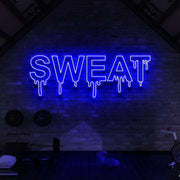 Dripping Sweat Gym Neon Sign