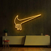 Dripping Swoosh Neon Sign