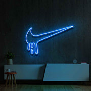 Dripping Swoosh Neon Sign