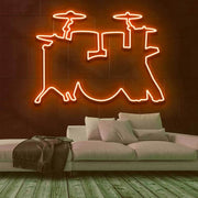 Drums Neon Sign