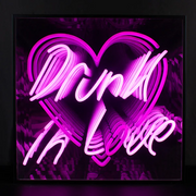 Drunk In Love Infinity Mirror Neon Sign