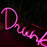 Drunk In Love Pink Custom Neon Sign