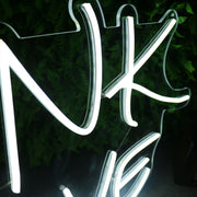 DRUNK IN LOVE White Neon LED Sign