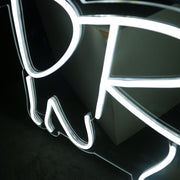 DRUNK IN LOVE White Neon LED Sign