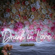 Drunk In Love White Neon Sign