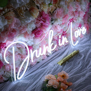 Drunk In Love White Neon Sign