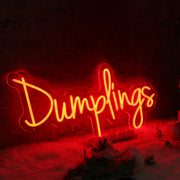 Dumplings Red Custom Neon Sign