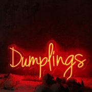 Dumplings Red Custom Neon Sign