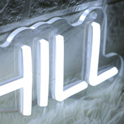 Dunk N Chill White Neon Sign