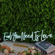 Earl You Need Is Love Blue Neon Sign