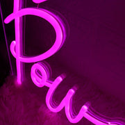 East Coast Pouder Room Pink Neon Sign