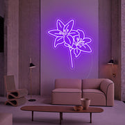 Easter Flower Neon Sign