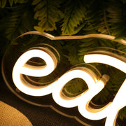 Eat snacks Yellow Neon Sign