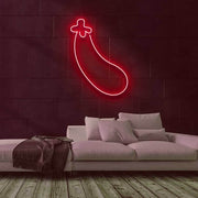 Eggplant Neon Sign