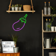 Eggplant Neon Sign