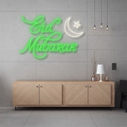 Eid Mubarak Neon Sign