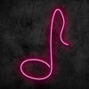 Eighth Note Neon Sign