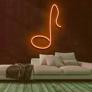 Eighth Note Neon Sign