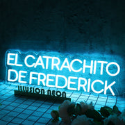 El Catrachito De Frederick Blue Neon Sign