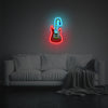 Electric Guitar With Snake LED Neon Acrylic Artwork