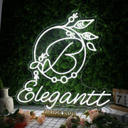 Elegantt White Custom Neon Sign