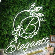 Elegantt White Custom Neon Sign