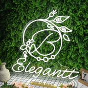 Elegantt White Custom Neon Sign